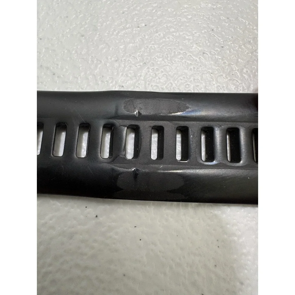 Garmin Original Quickfit 22 Black Watch Band Silicone Strap With Loops OEM